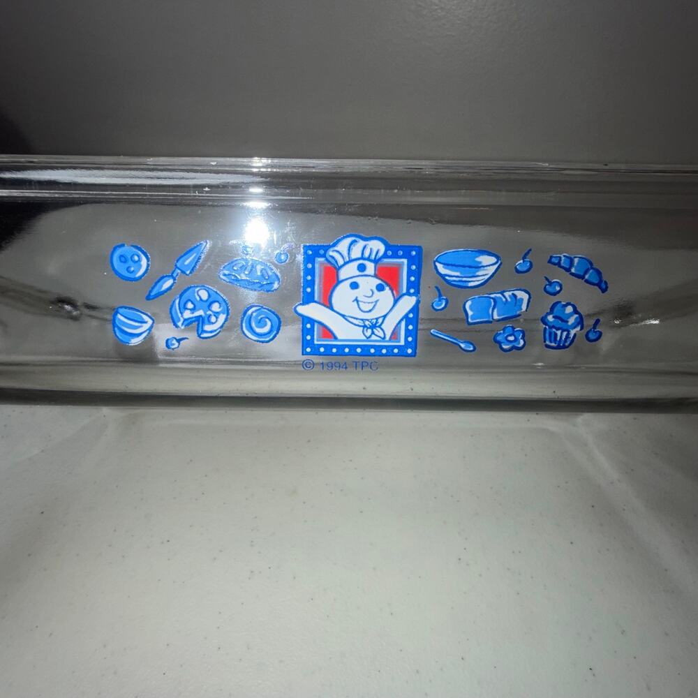 Anchor Hocking Pillsbury Doughboy Square Baking Dish Casserole – 8” x 11.5” x 2”